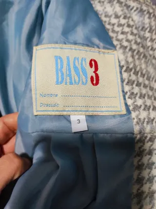 Abrigo lana paño 3 años