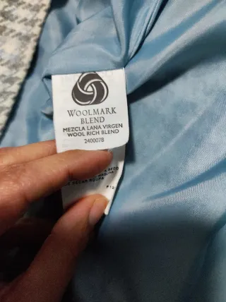 Abrigo lana paño 3 años