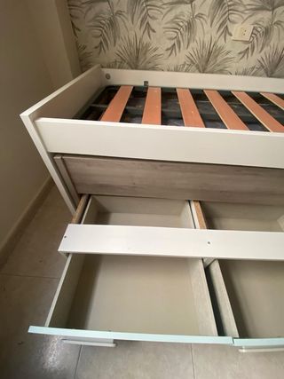 Cama nido con 3 cajones