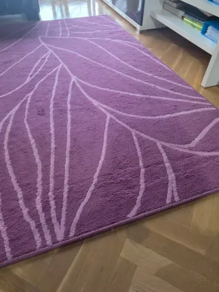 Alfombra púrpura Ikea