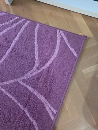 Alfombra púrpura Ikea