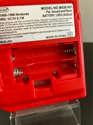 Nintendo Game Boy Pocket Roja IPS