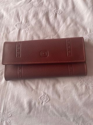 Joyerode de viaje piel marrón