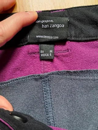 Pantalón montaña mujer Ternua morado/gris