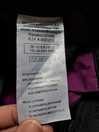 Pantalón montaña mujer Ternua morado/gris