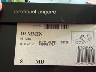 Scarpe Uomo Emanuel Ungaro Nero/Verde