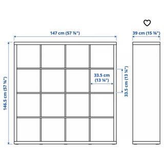 Estantería Kallax 147x147 cm