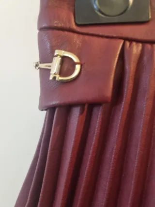 Gonna ecopelle 10 anni regolabile