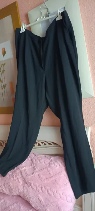 Pantalones elegantes negros talla 58/60