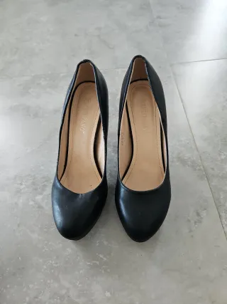 Zapatos de tacón negros mujer