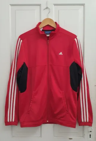 Chaqueta Adidas Hombre Talla M Roja y Negra