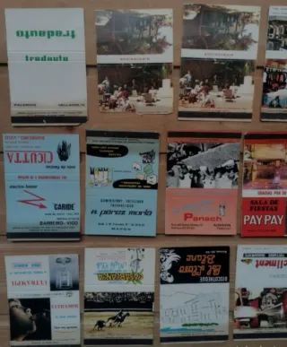 Lote de antiguas cajas de cerillas o fósforos