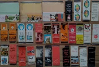 Lote de antiguas cajas de cerillas o fósforos