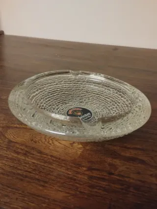 Posacenere Henninger vintage in vetro