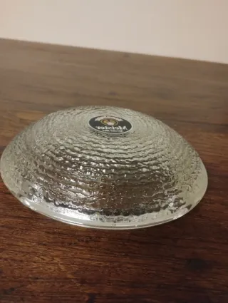 Posacenere Henninger vintage in vetro