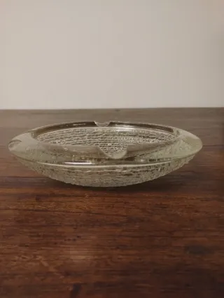 Posacenere Henninger vintage in vetro