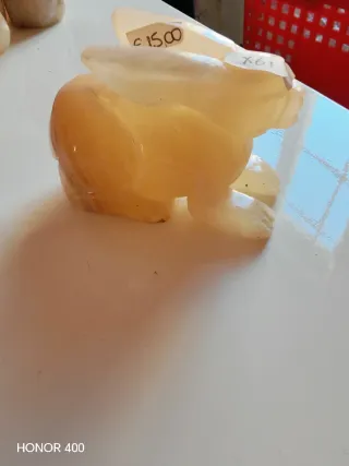 Coniglietti in Onice Artigianale - Set 5 Pezzi