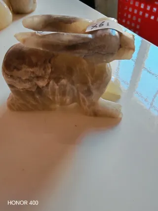 Coniglietti in Onice Artigianale - Set 5 Pezzi