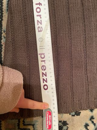 Cappotto in lana marrone con pelliccia