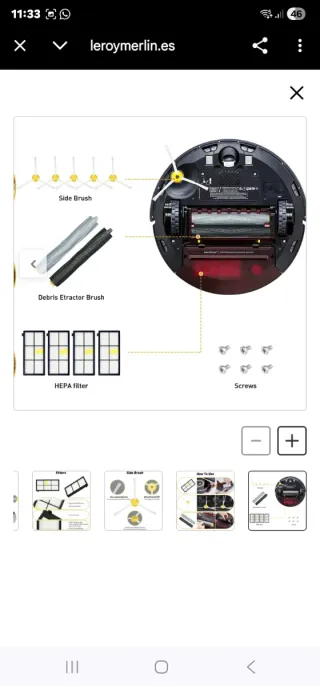 Kit completo roomba ssetie 800-900