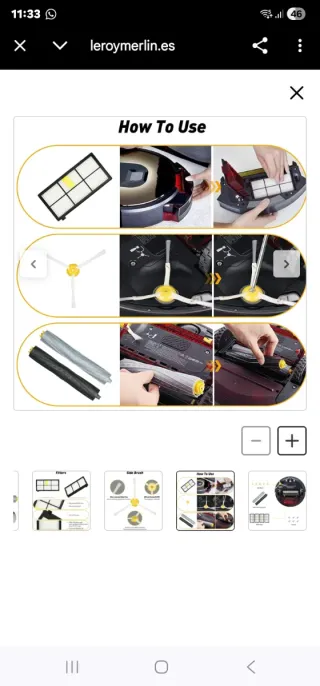 Kit completo roomba ssetie 800-900