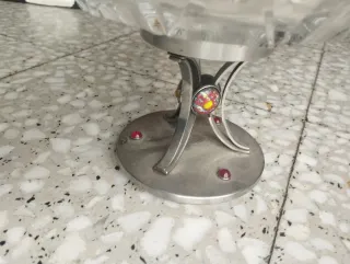 Centro de mesa cristal tallado