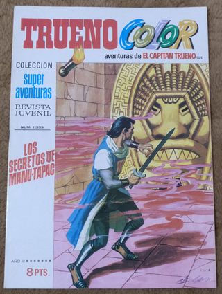 8 TEBEOS DE TRUENO COLOR DE PRIMERA EPOCA.