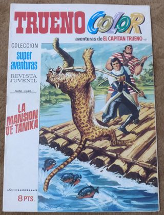 8 TEBEOS DE TRUENO COLOR DE PRIMERA EPOCA.