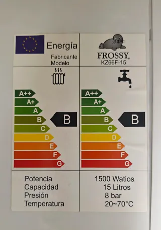 Termo eléctrico Frossy