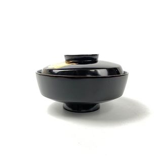 Juego 5 Cuencos Japoneses Madera Cerezo y Oro