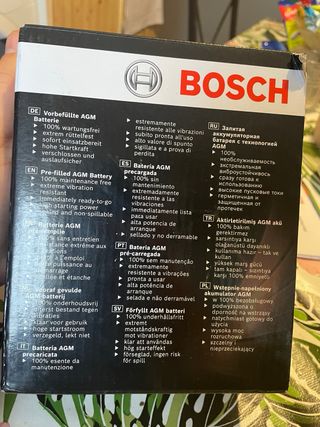 Batería Bosch FA105 AGM 12V 12Ah