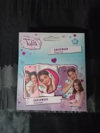 Braguitas Disney Violetta Talla S/M.
