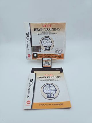 Nintendo DS Lite Crimson Red +  MoreBrain Training