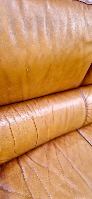 Sofá de piel 2.5 plazas