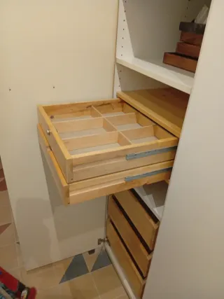 Joyero madera armario Pax 50cm