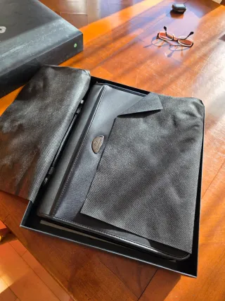 Cartera Portafolios Samsonite,piel Negra