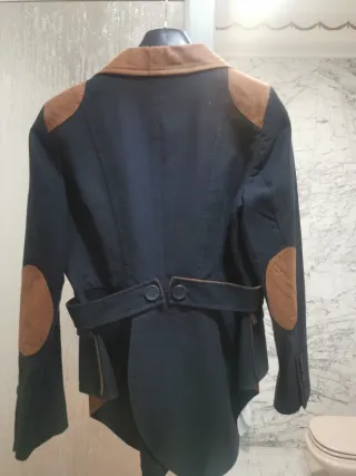 Chaqueta Holly Preppy Negra y Marrón