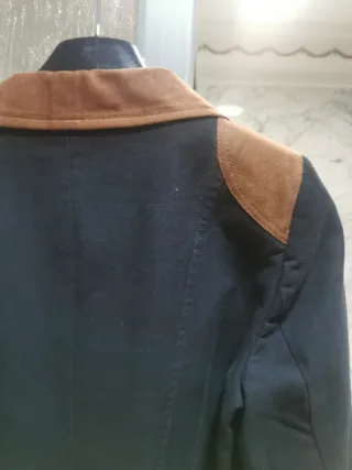 Chaqueta Holly Preppy Negra y Marrón