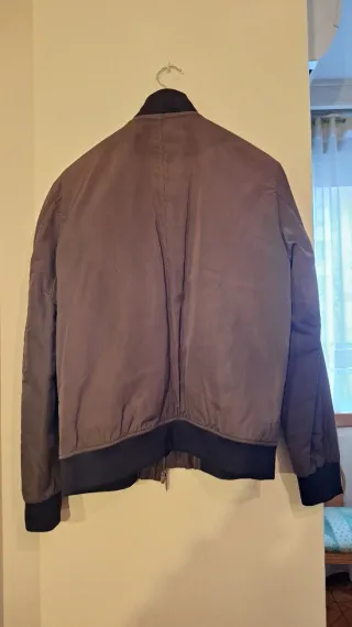Cazadora Bomber Zara Man verde