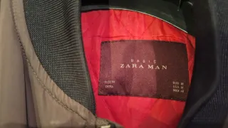 Cazadora Bomber Zara Man verde