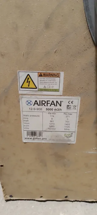 Extractor industrial aire/humus
