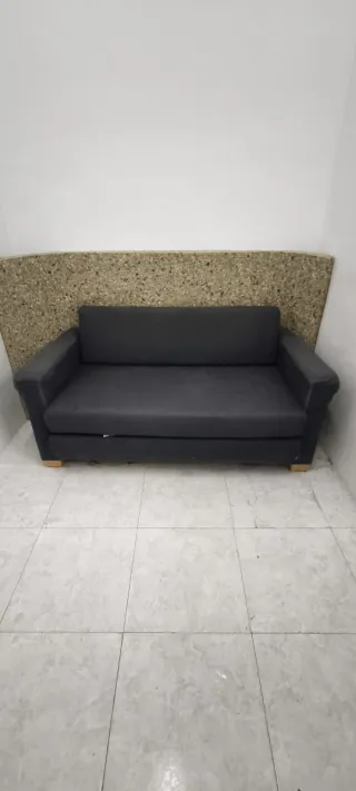 Sofá Cama Ikea Gris Tela