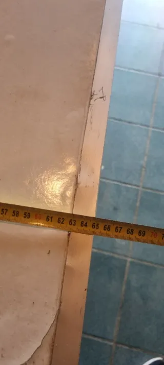 Mostrador para romería metal y madera