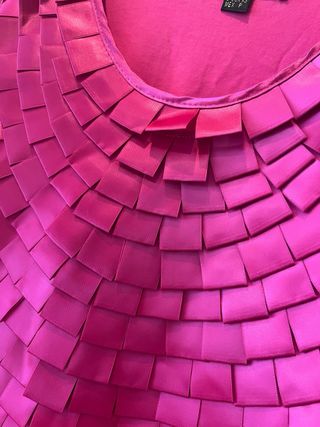 Vestido Plena Fiesta Rosa Talla M