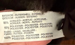 Chaquetón de pelo marrón Punt Roma