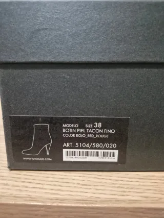 Botín Tacón Rojo