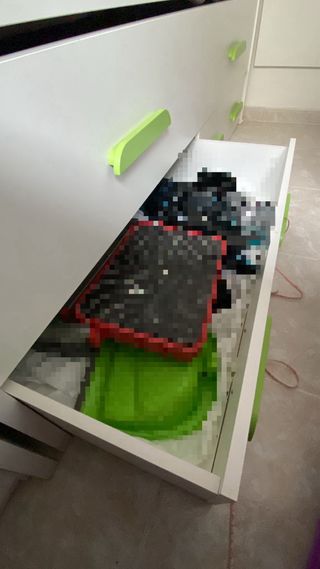 Cama nido con cajones y escritorio