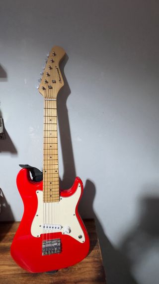 Guitarra Eléctrica Roja Infantil mas funda