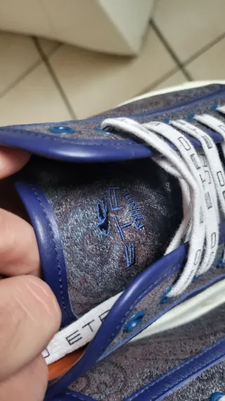 Scarpe Etro originali blu/grigie