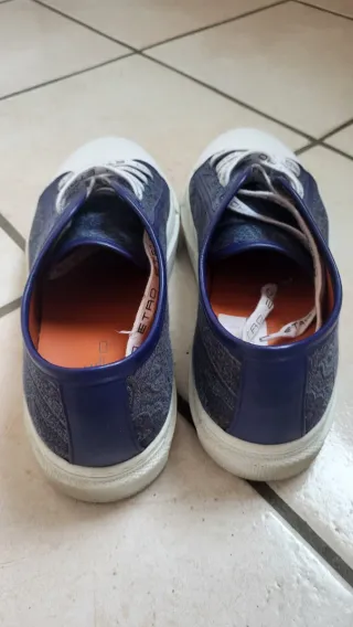 Scarpe Etro originali blu/grigie